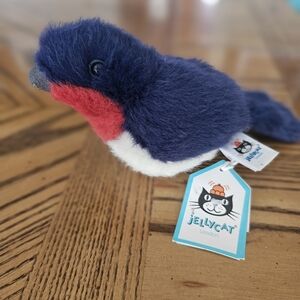 Jellycat Navy Birdling Swallow Plush